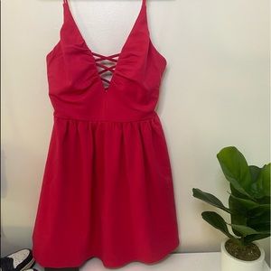 Classic Hot Pink Skater Girl dress brand new